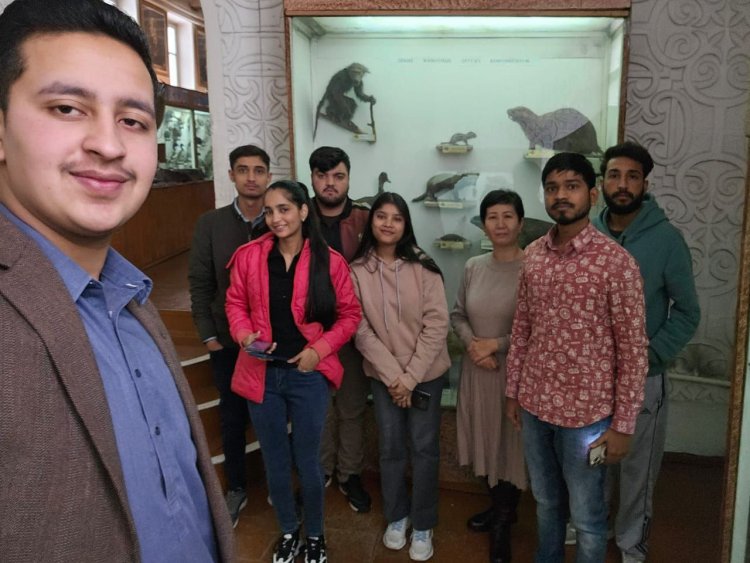 An excursion was held at the Institute of Biology of the National Academy of Sciences of the Kyrgyz Republic