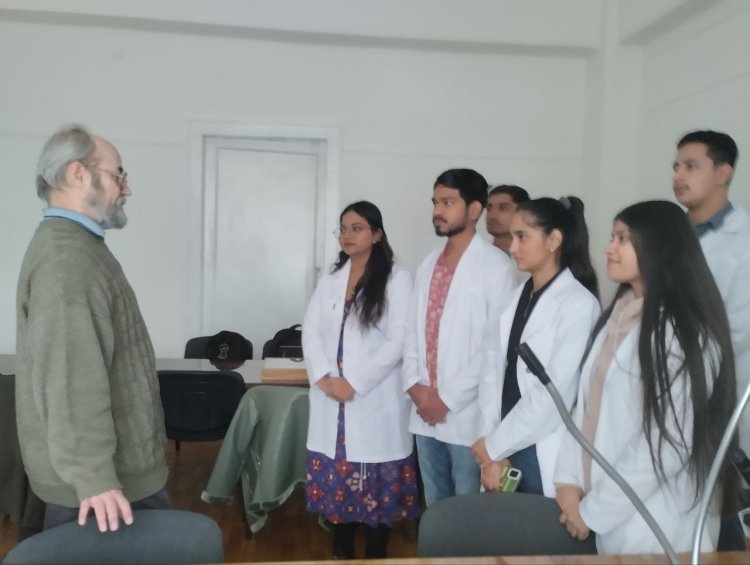 An excursion was held at the Institute of Biology of the National Academy of Sciences of the Kyrgyz Republic