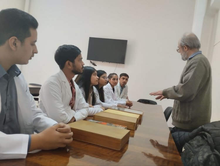 An excursion was held at the Institute of Biology of the National Academy of Sciences of the Kyrgyz Republic