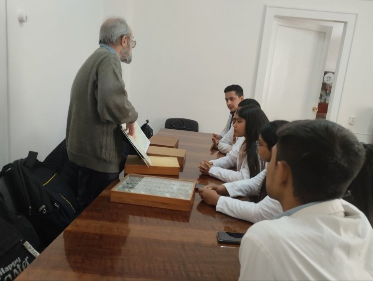 An excursion was held at the Institute of Biology of the National Academy of Sciences of the Kyrgyz Republic