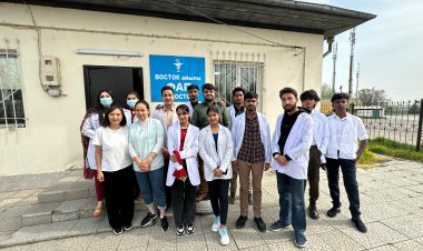 An introductory tour for first-year students at the Paramedic-obstetric center